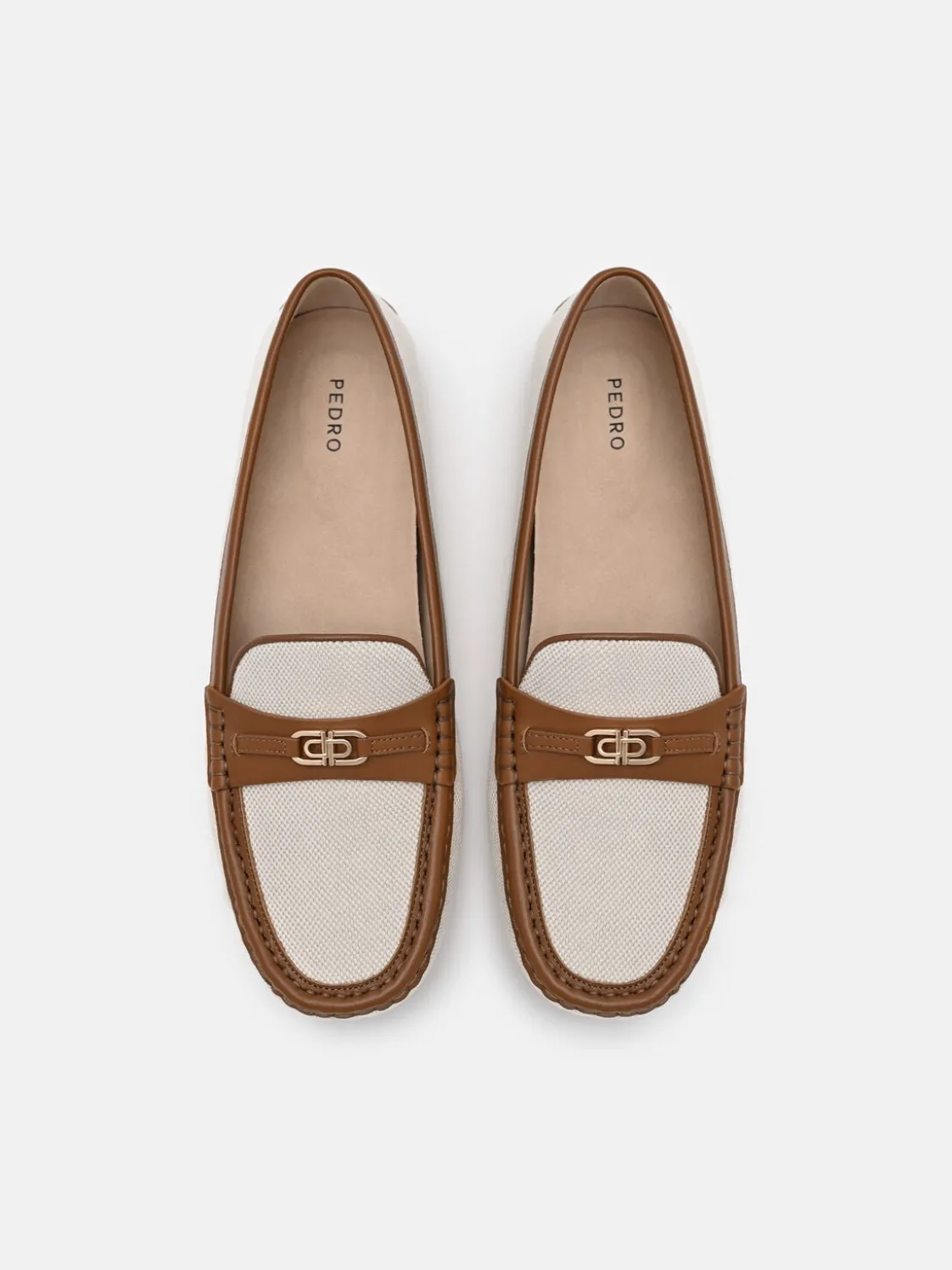 Canvas Driving Shoes - Brown