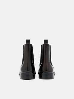 Chace Leather Chelsea Boots - Dark Brown