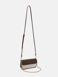 Chainlink Canvas Sling Pouch - Dark Brown Canvas