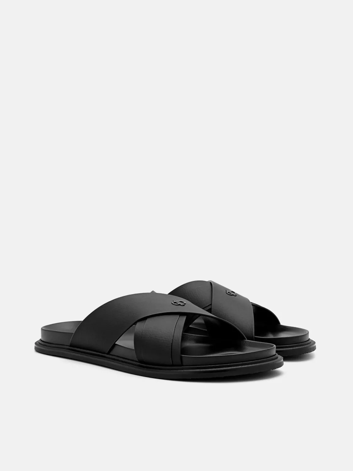 Cross Sandals - Black