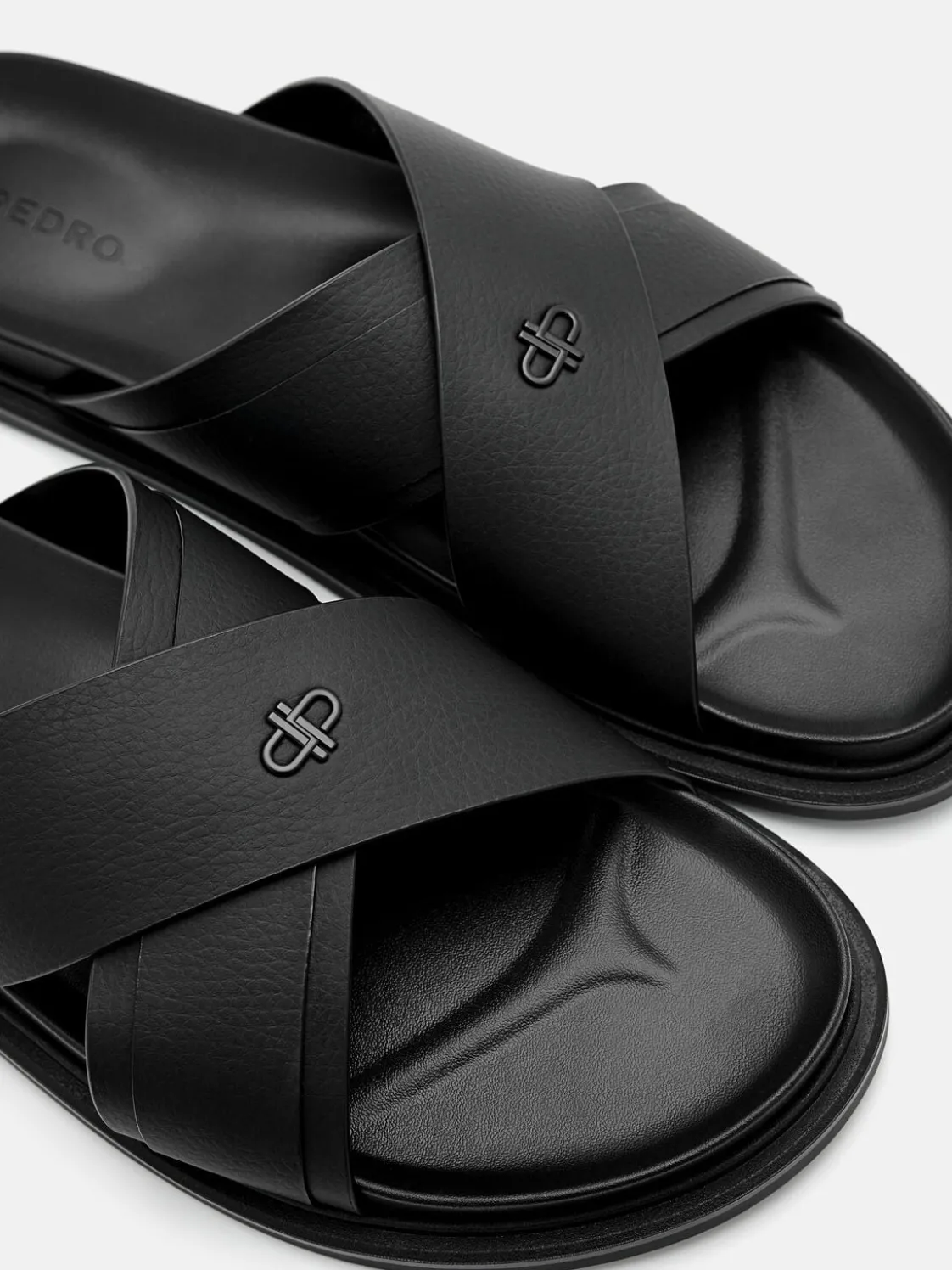 Cross Sandals - Black
