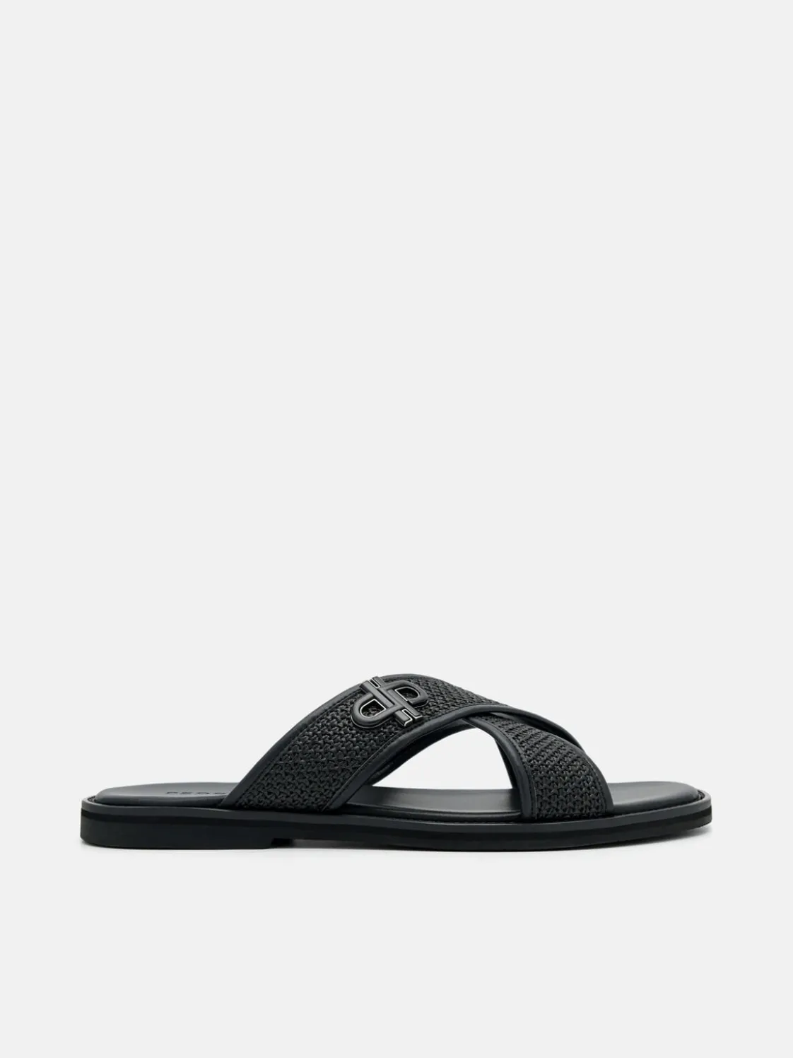 Cross Sandals - Black