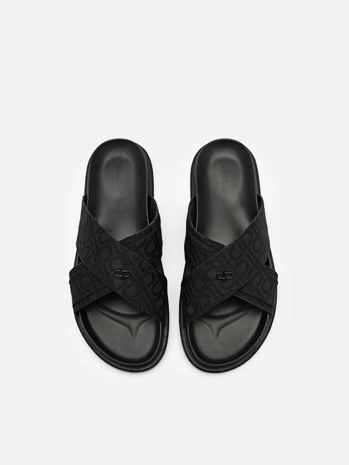 Cross Sandals - Black2