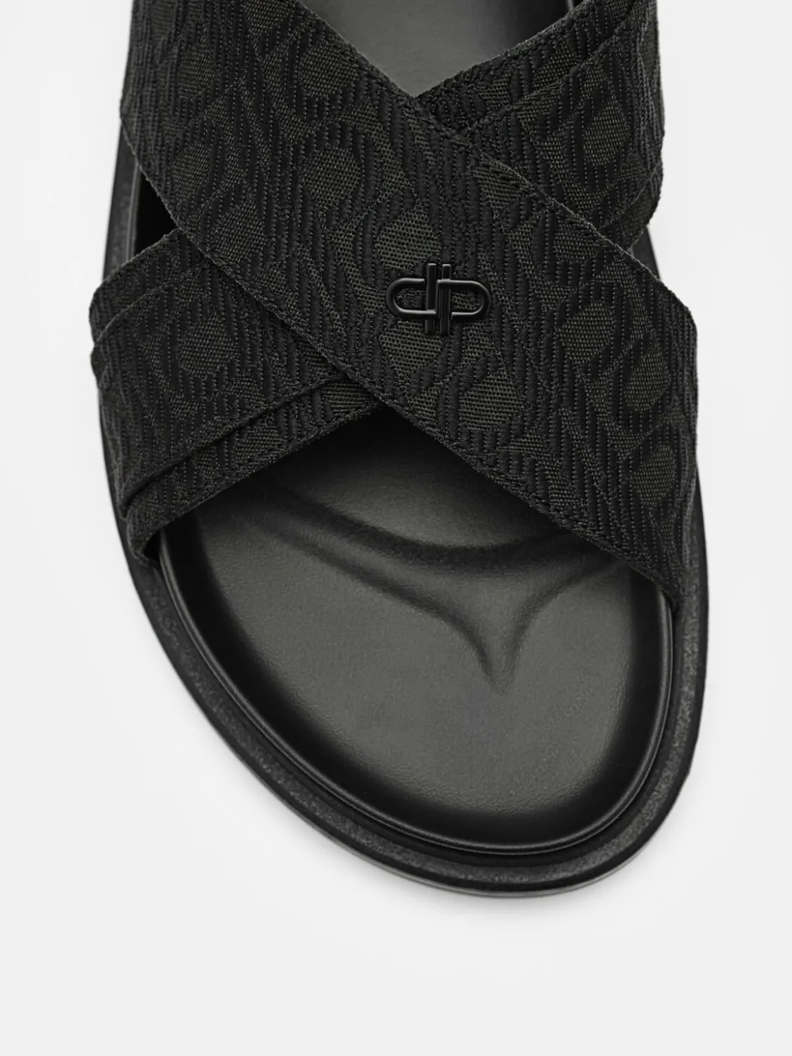 Cross Sandals - Black2