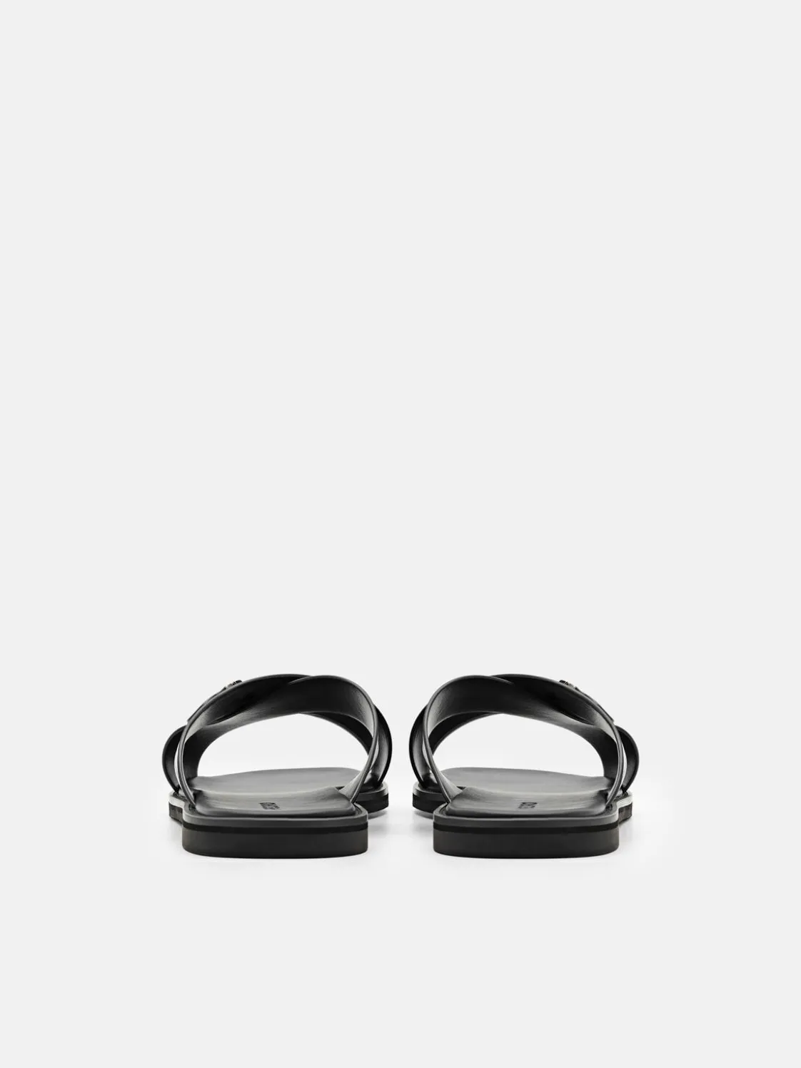 Cross Sandals - Black