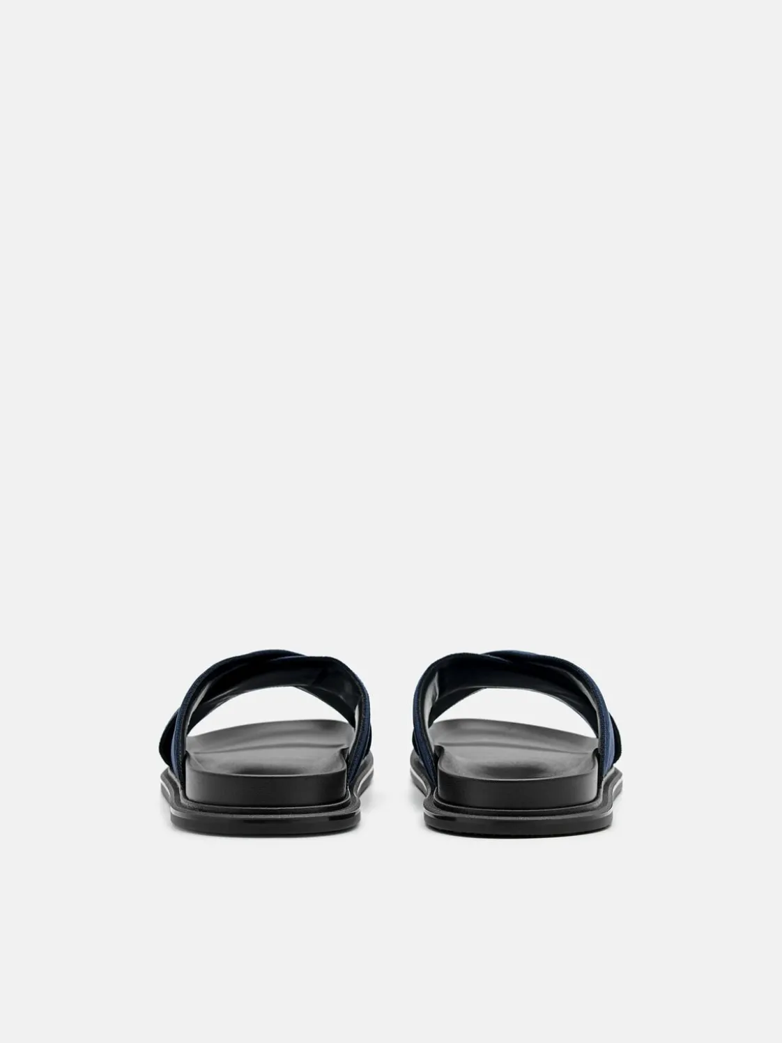 Cross Sandals - Navy