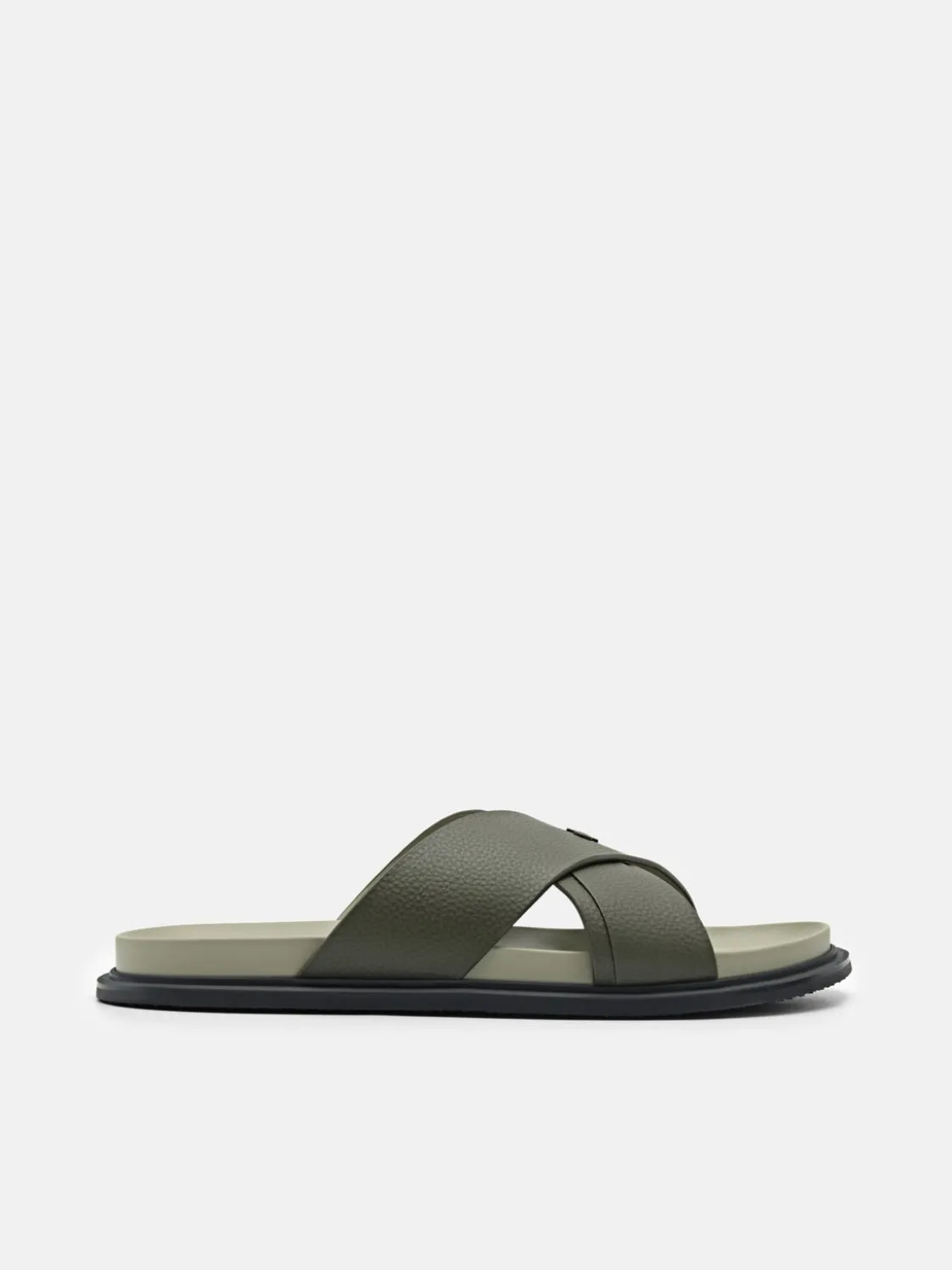 Cross Sandals - Olive