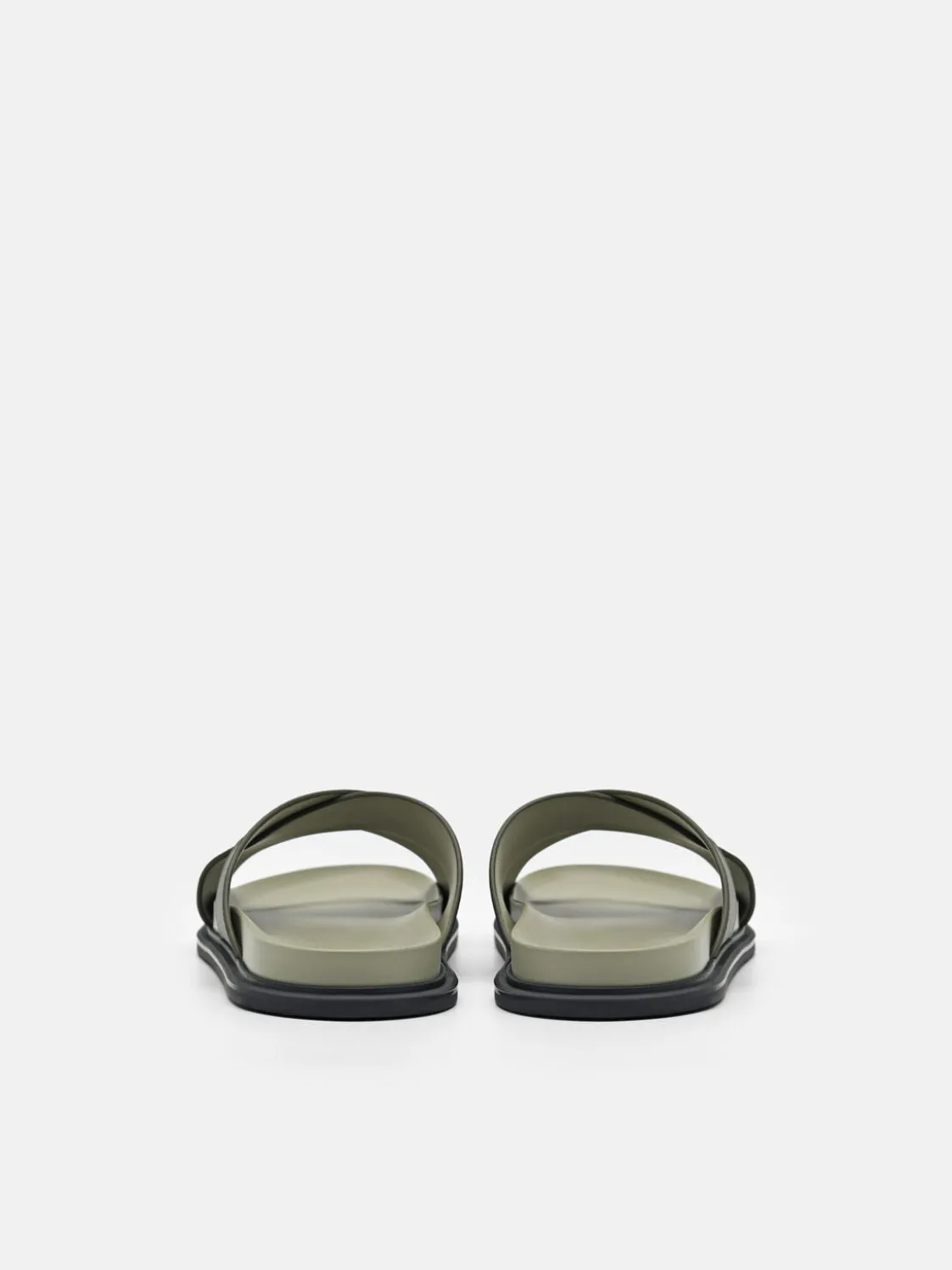 Cross Sandals - Olive