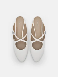 Crossover Mules - Chalk