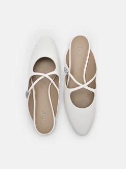 Crossover Mules - Chalk