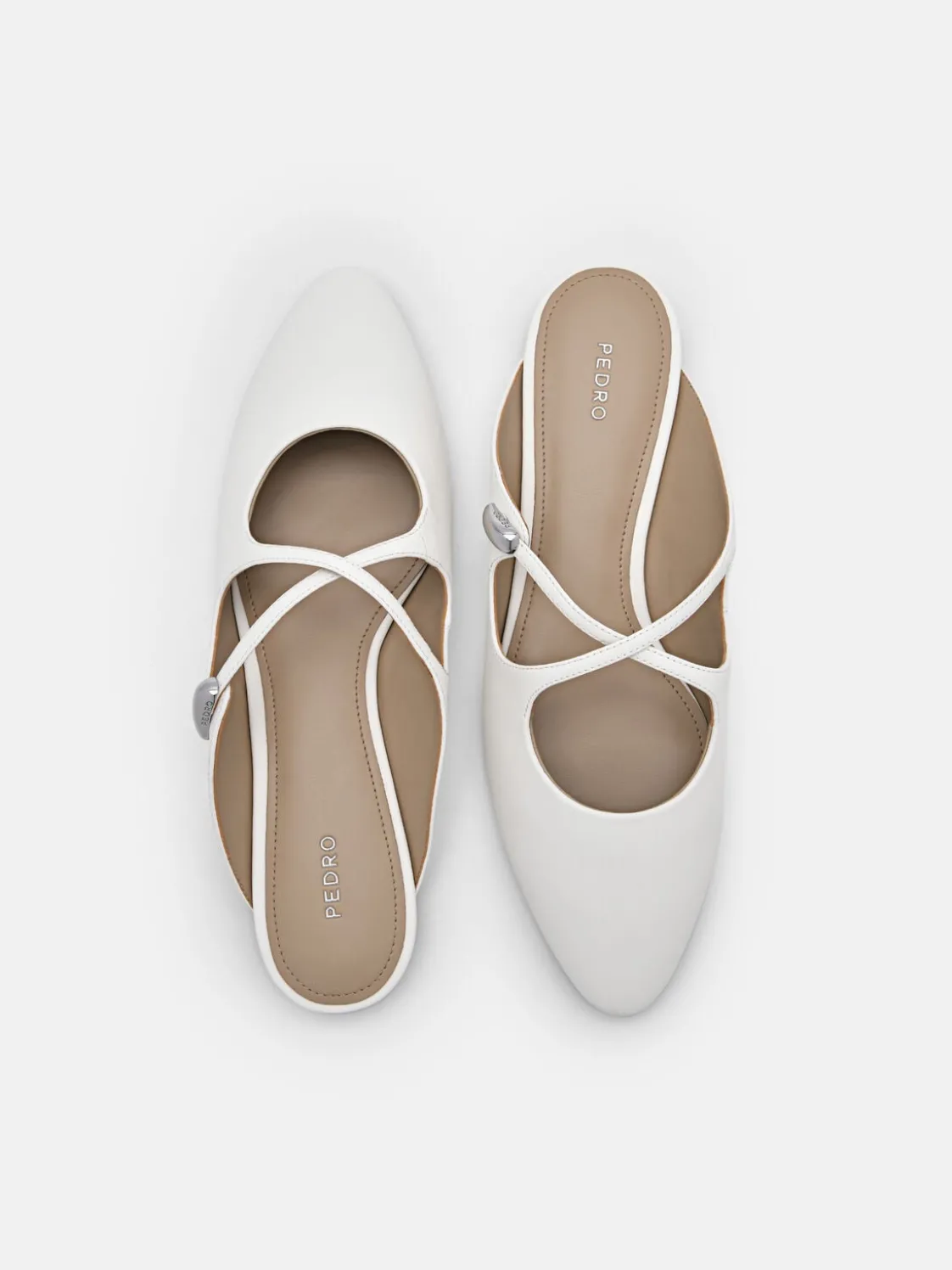 Crossover Mules - Chalk