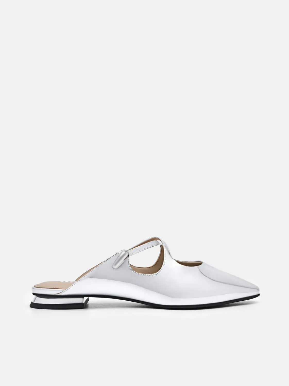 Crossover Mules - Silver