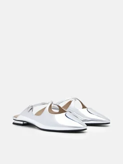 Crossover Mules - Silver