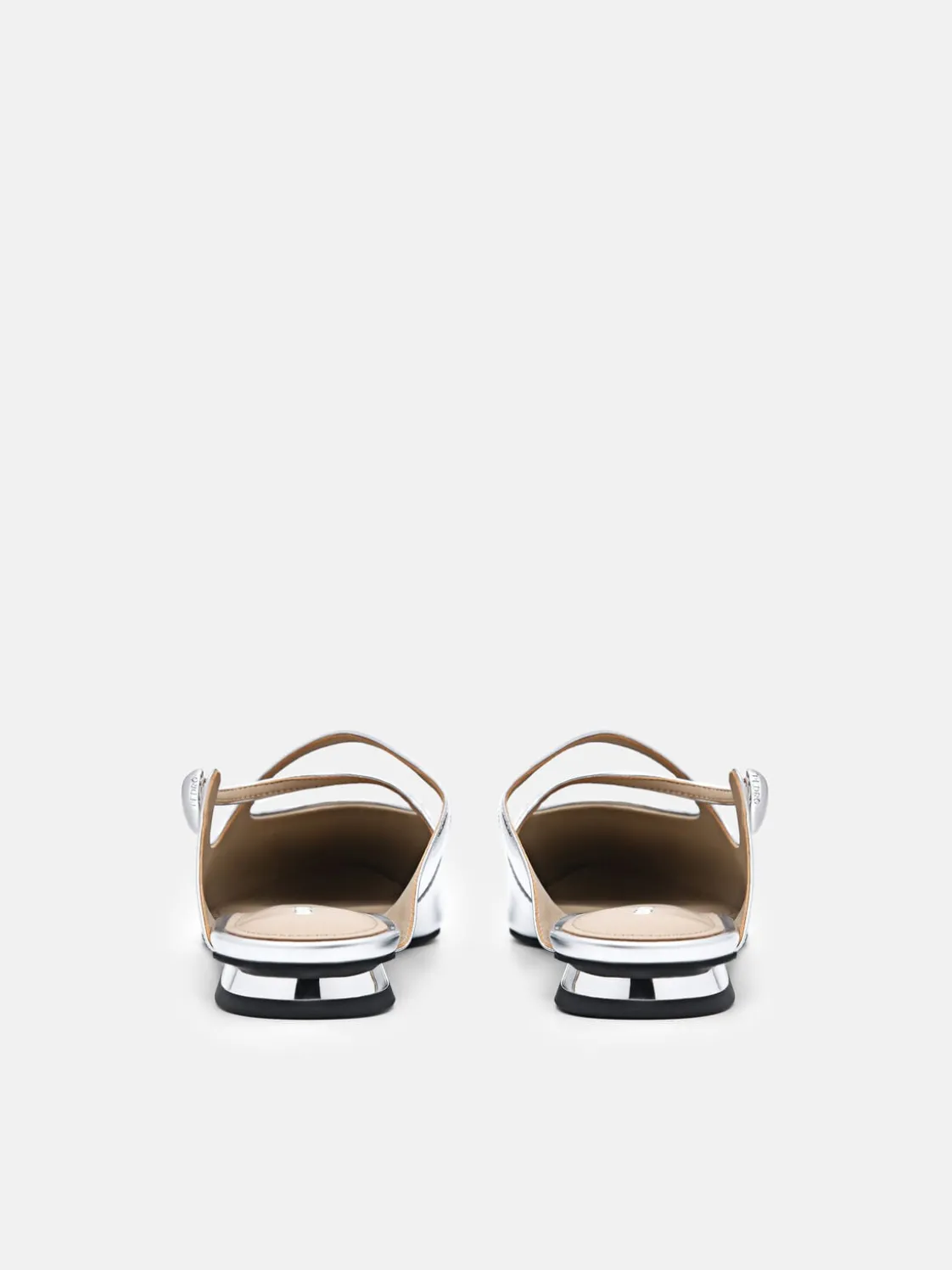 Crossover Mules - Silver