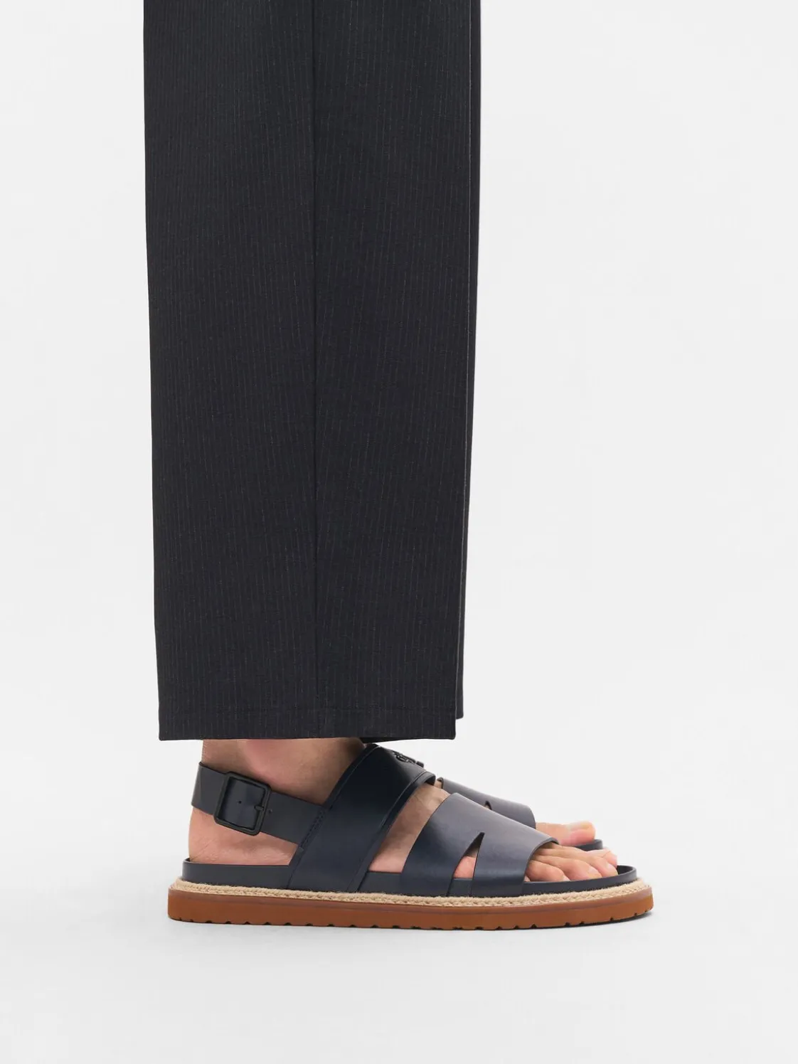 Cutler Backstrap Sandals - Navy