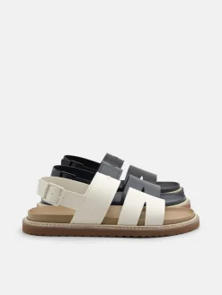 Cutler Backstrap Sandals - Black