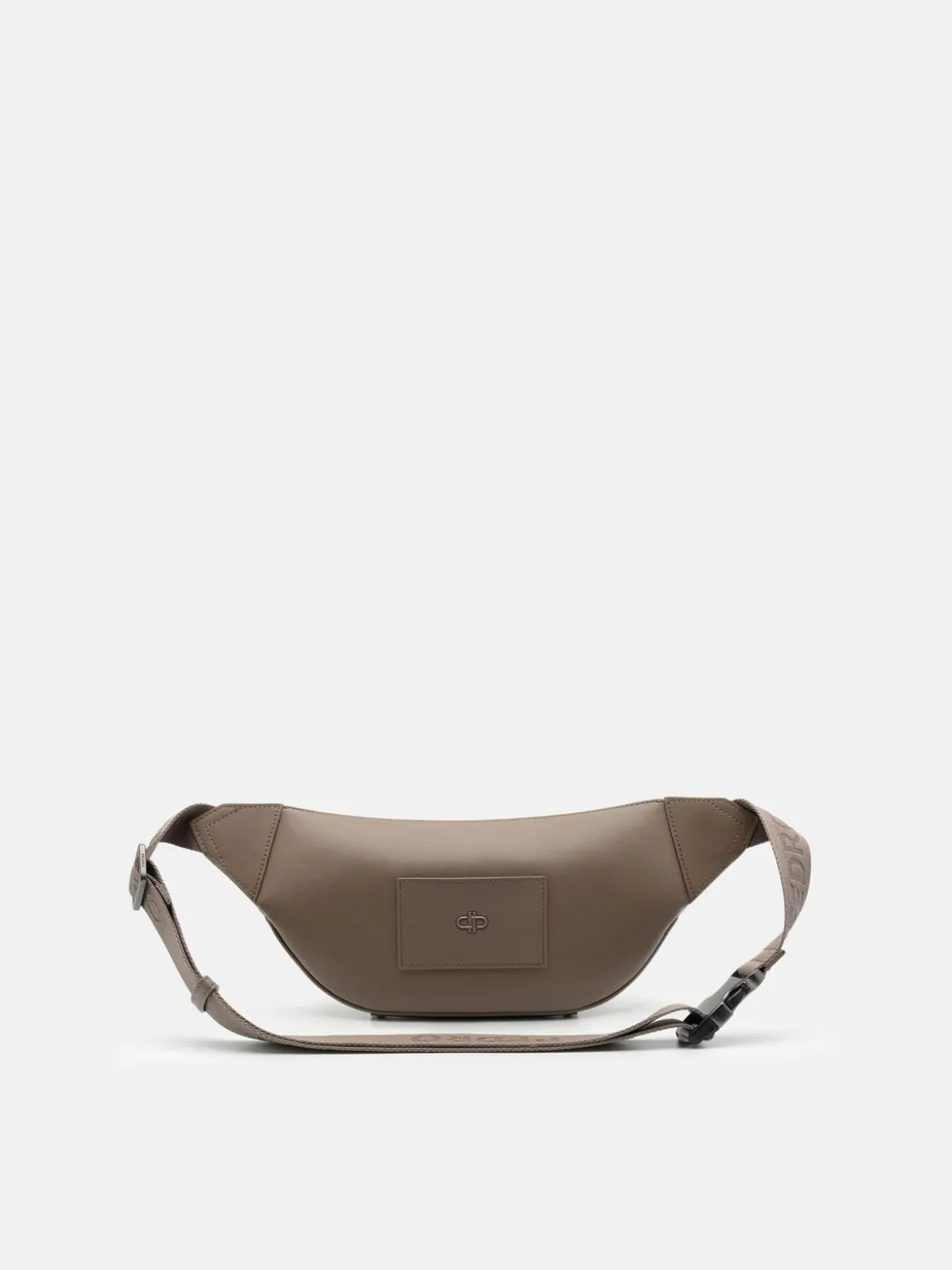 Cyrus Leather Belt Bag - Dark Taupe