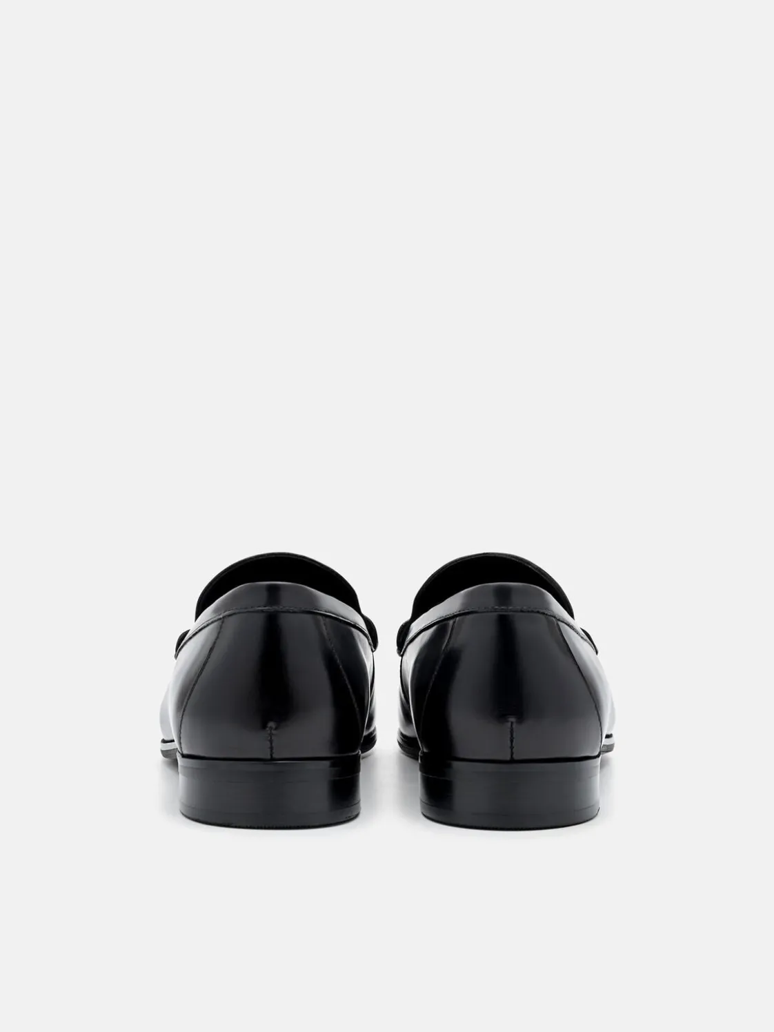 Dale Leather Horsebit Loafers - Black