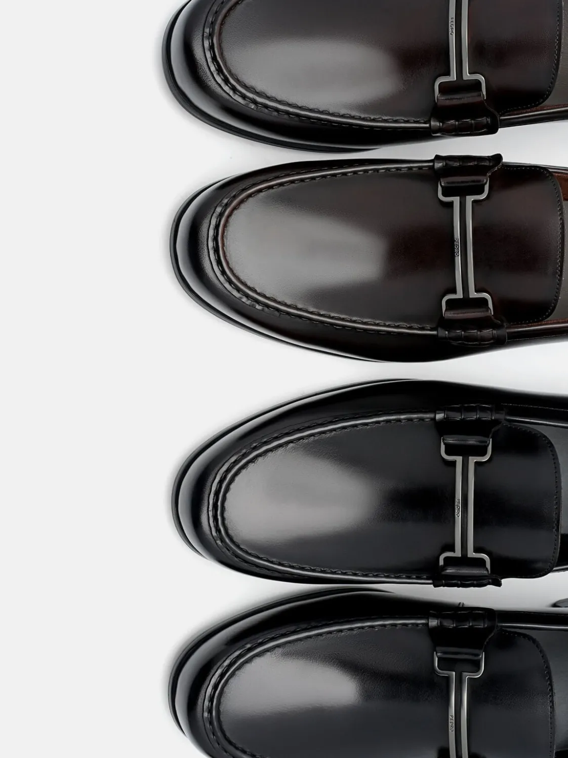 Dale Leather Horsebit Loafers - Black