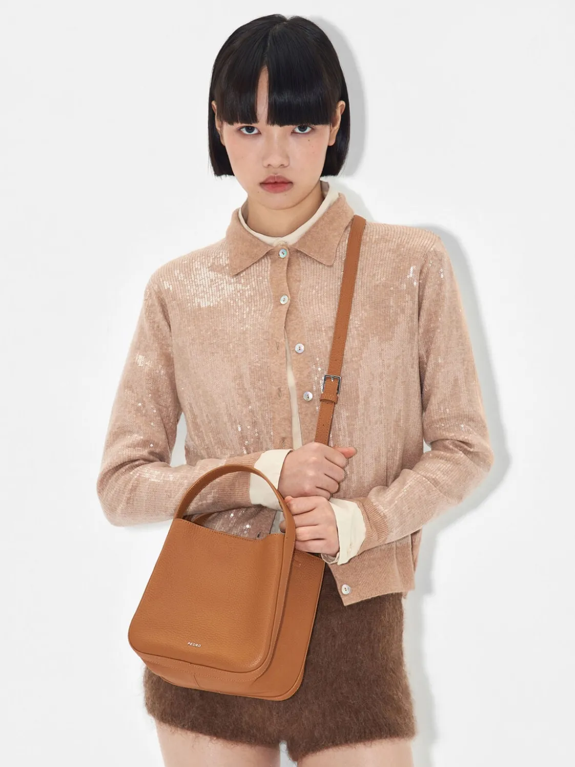Dana Bucket Bag - Cognac