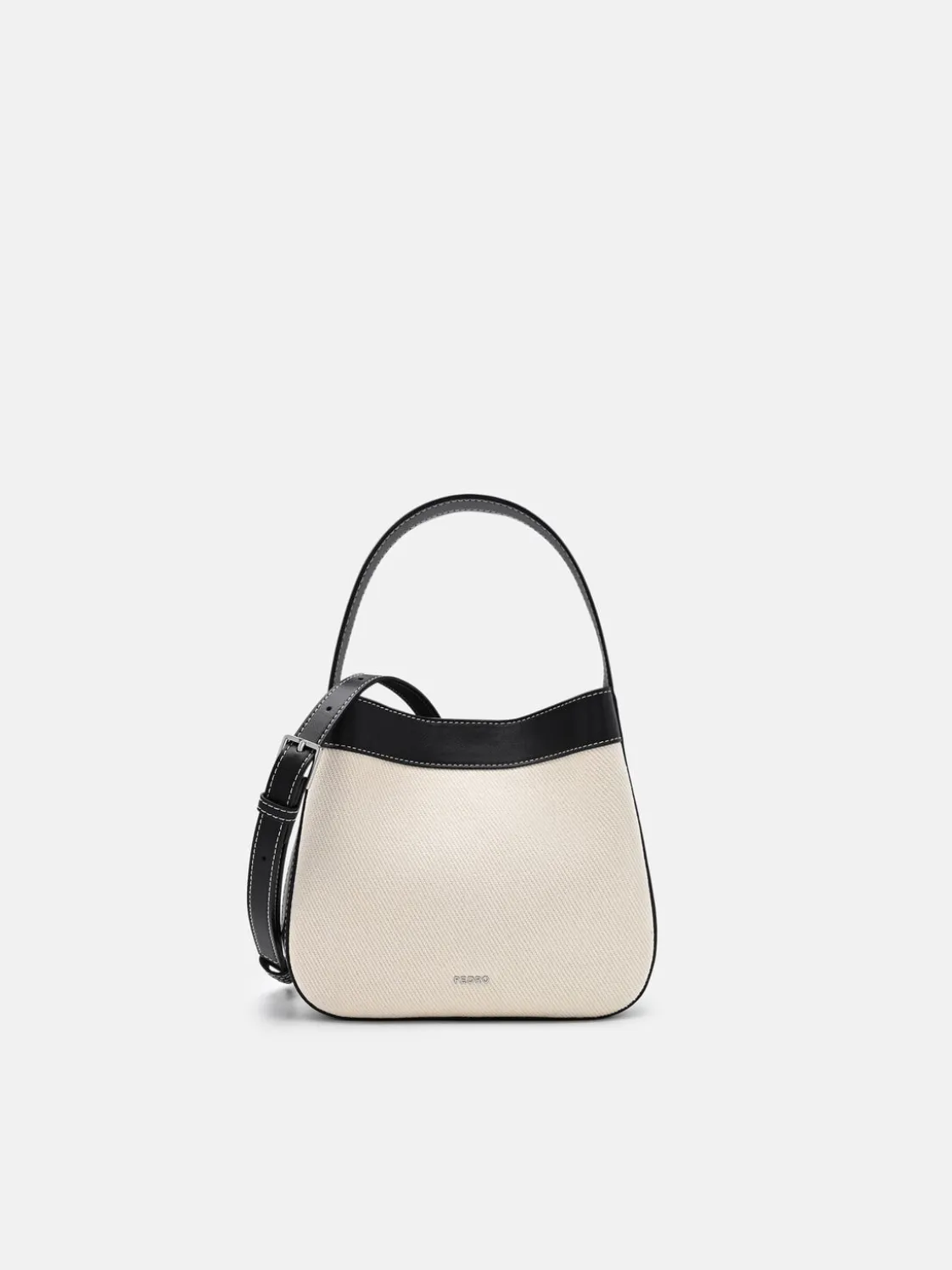 Dana Canvas Bucket Bag - Black Canvas