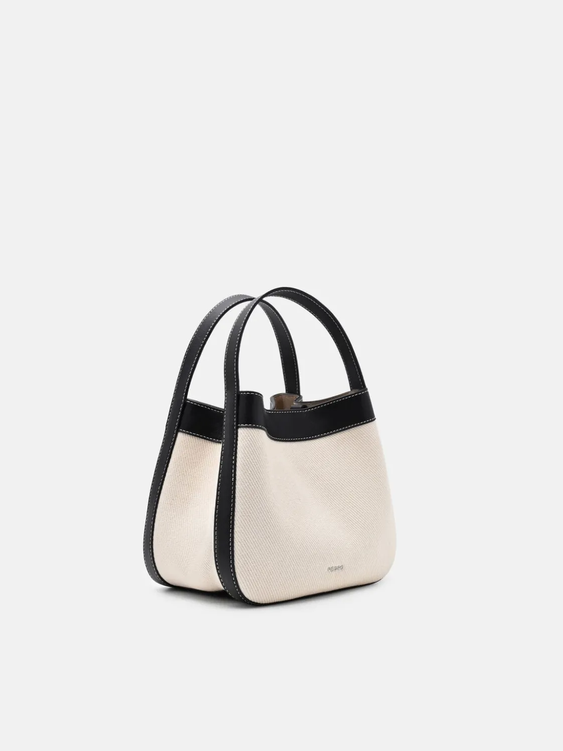 Dana Canvas Bucket Bag - Black Canvas