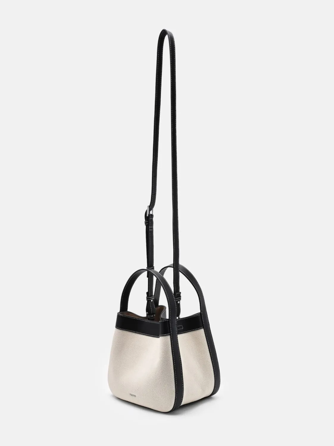 Dana Canvas Bucket Bag - Black Canvas