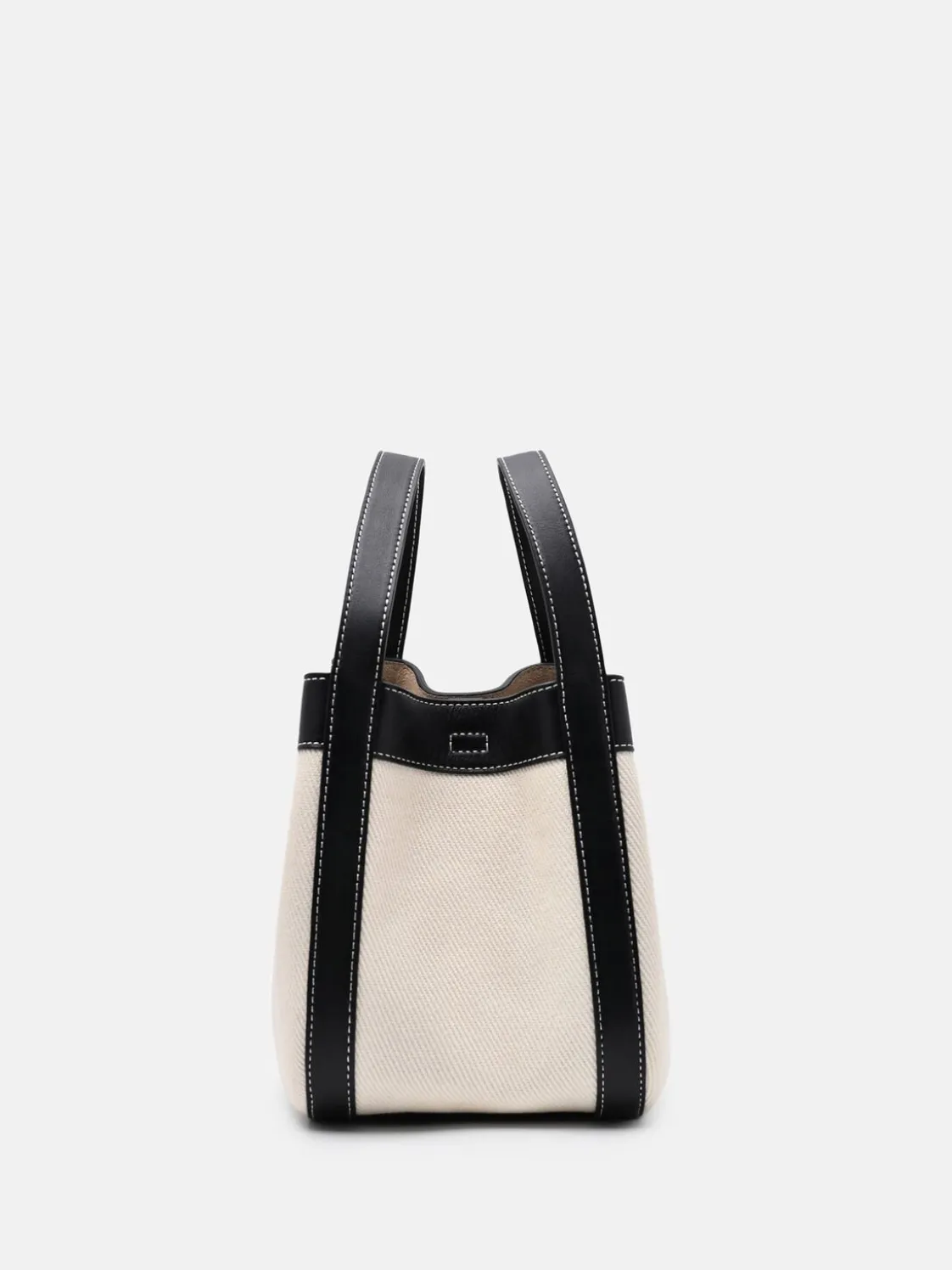 Dana Canvas Bucket Bag - Black Canvas