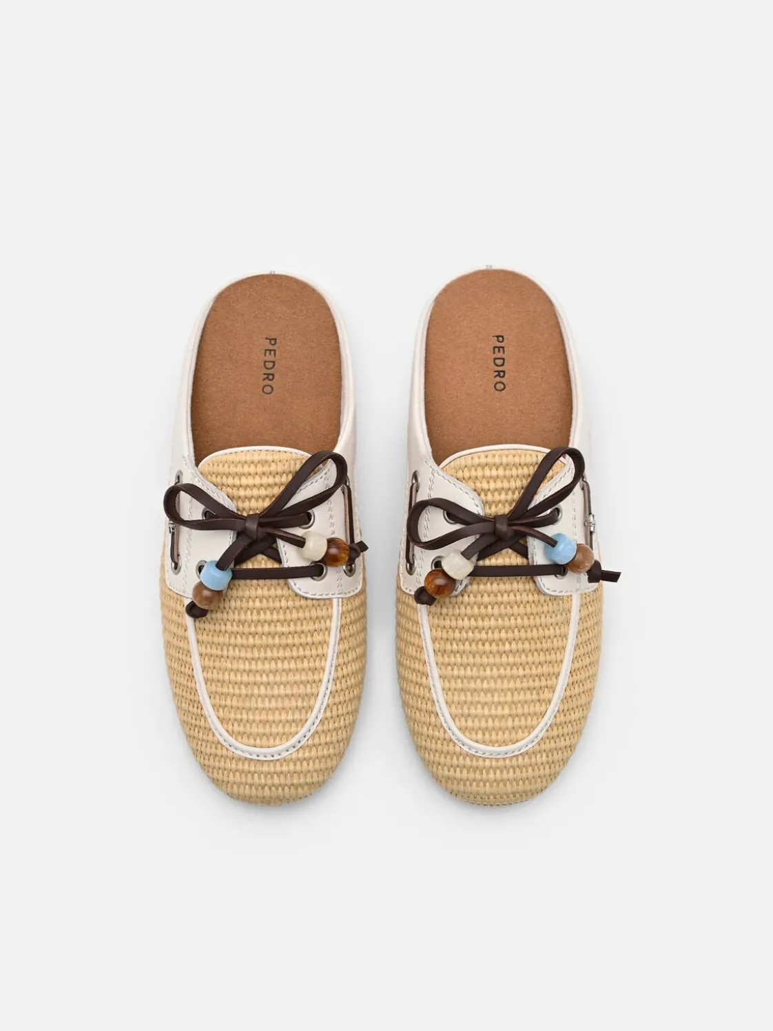 Dee Raffia Mules - Natural Raffia