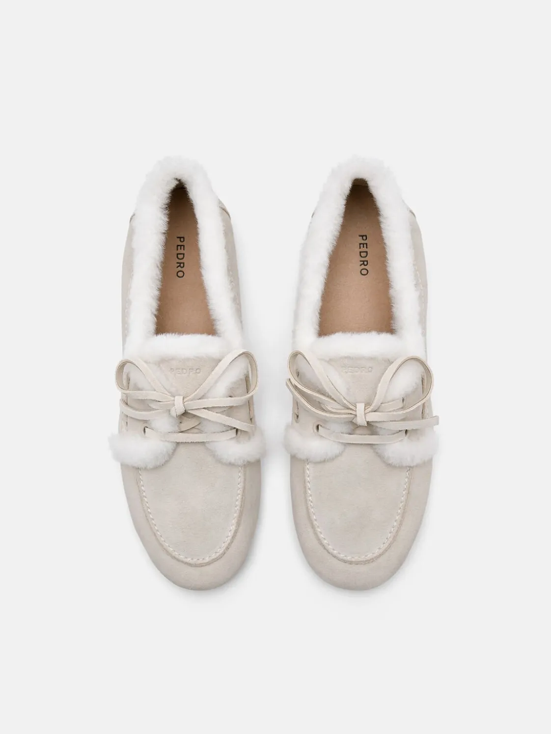 Dee Suede Boat Shoes - Chalk
