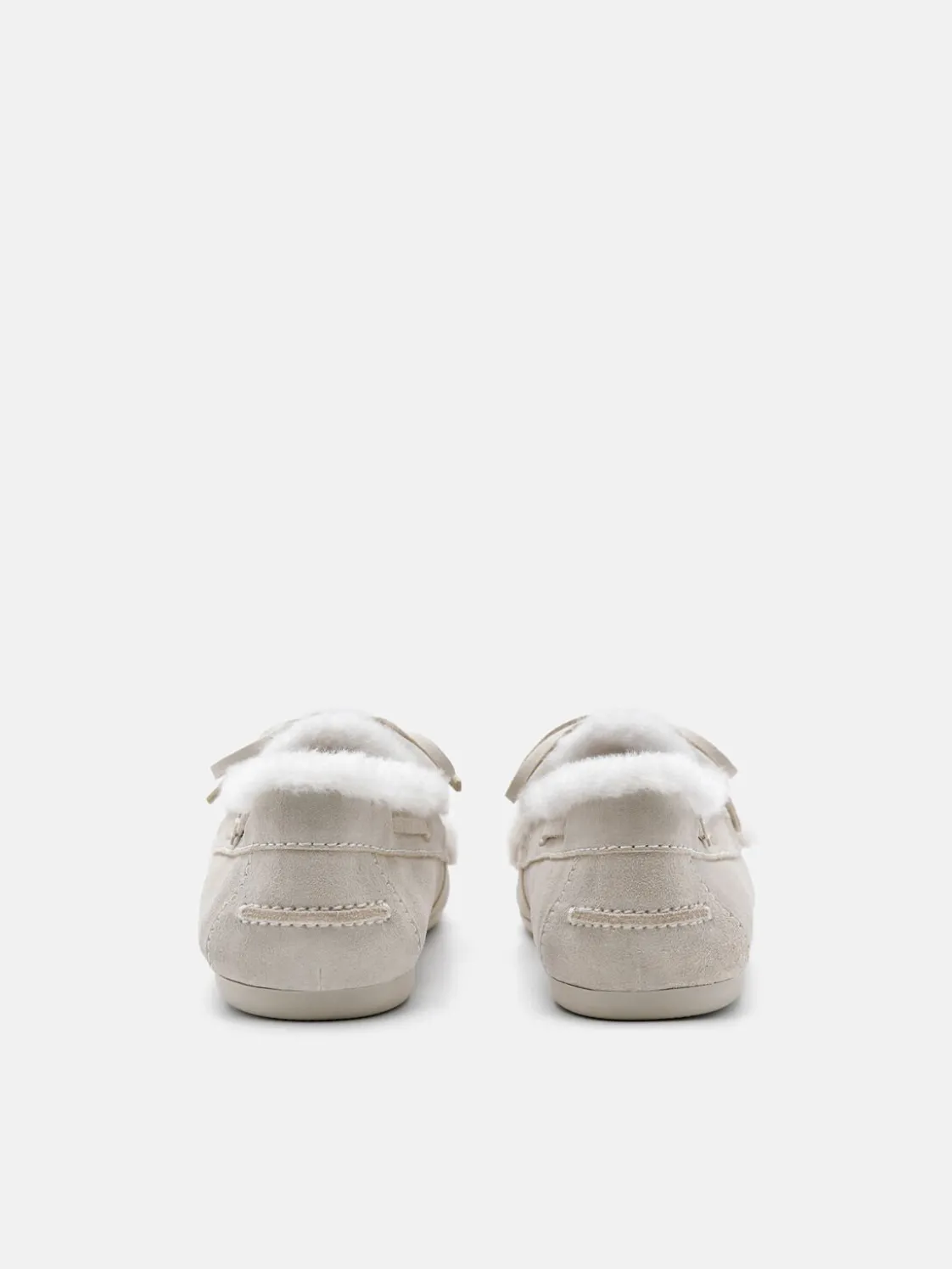 Dee Suede Boat Shoes - Chalk