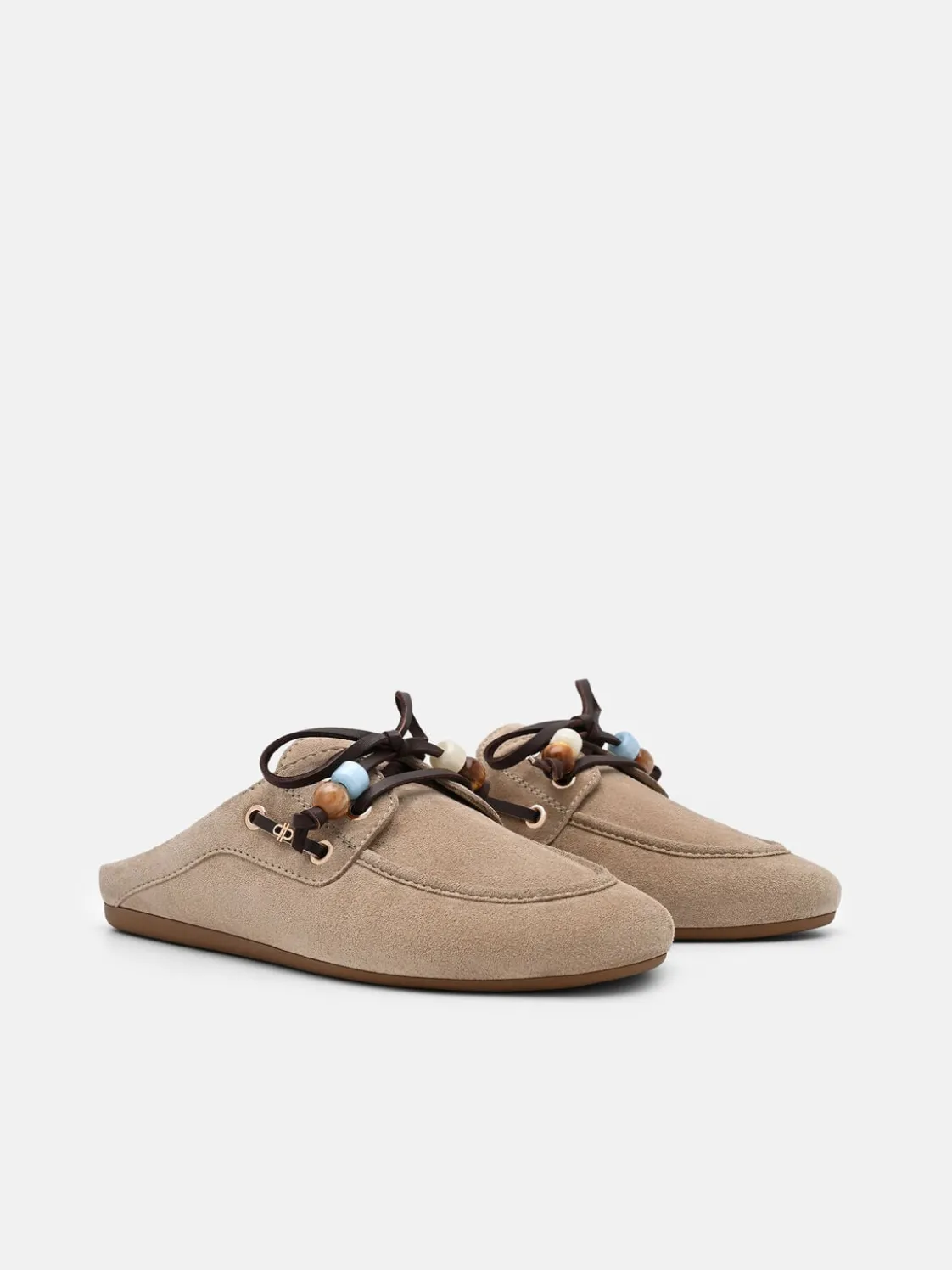 Dee Suede Mules - Sand Suede