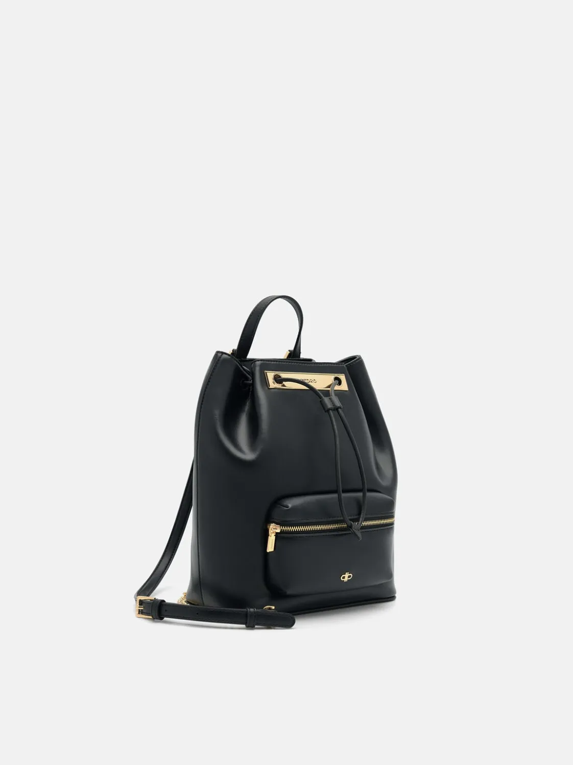 Drawstring Backpack - Black