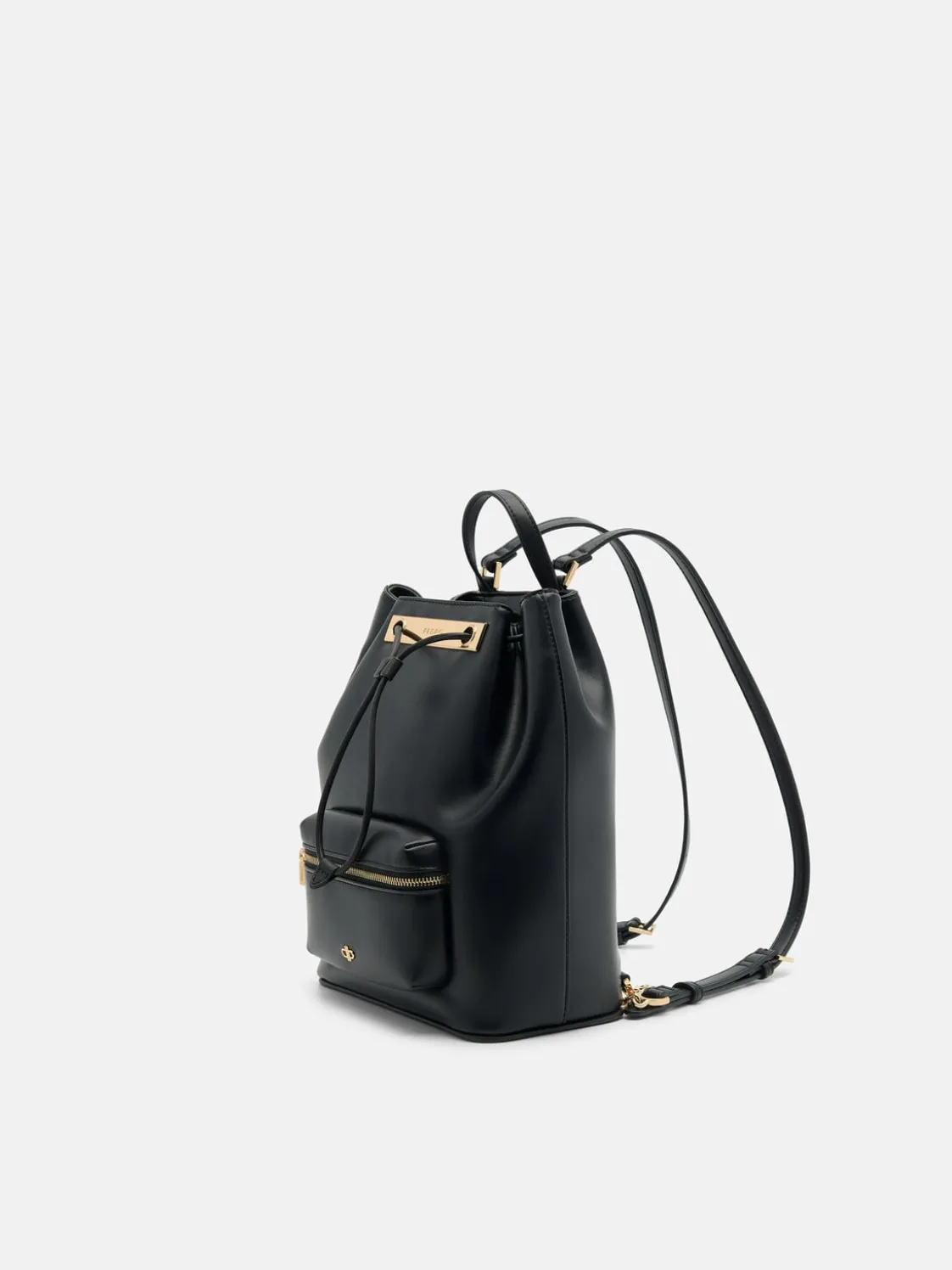 Drawstring Backpack - Black