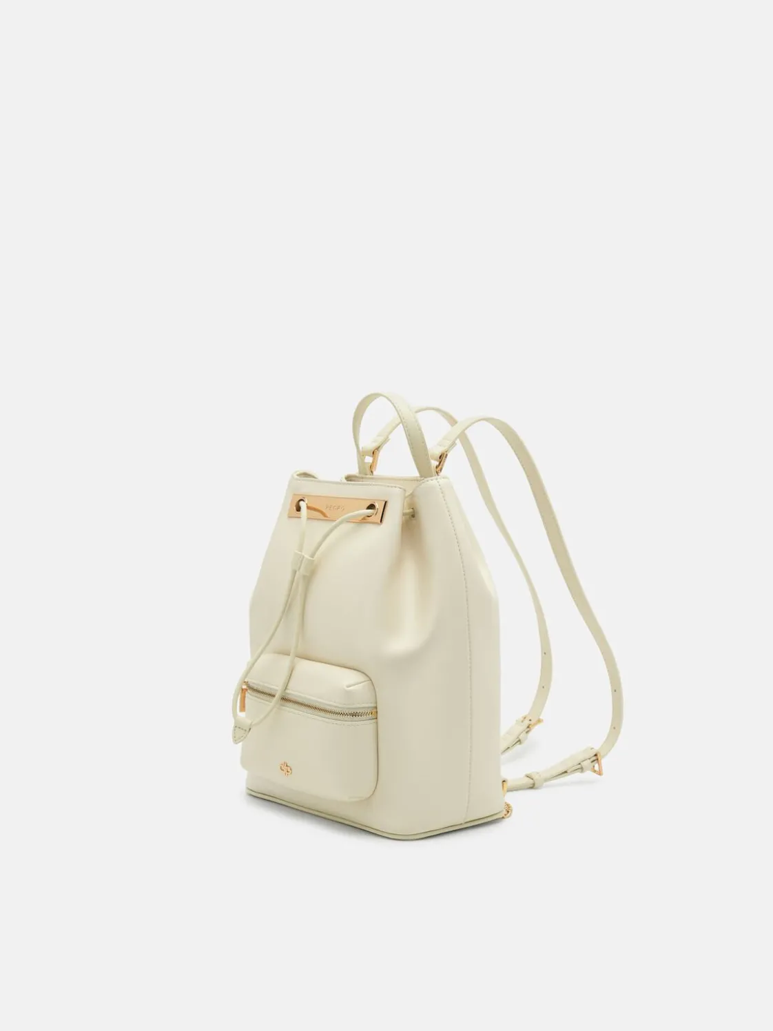 Drawstring Backpack - Chalk