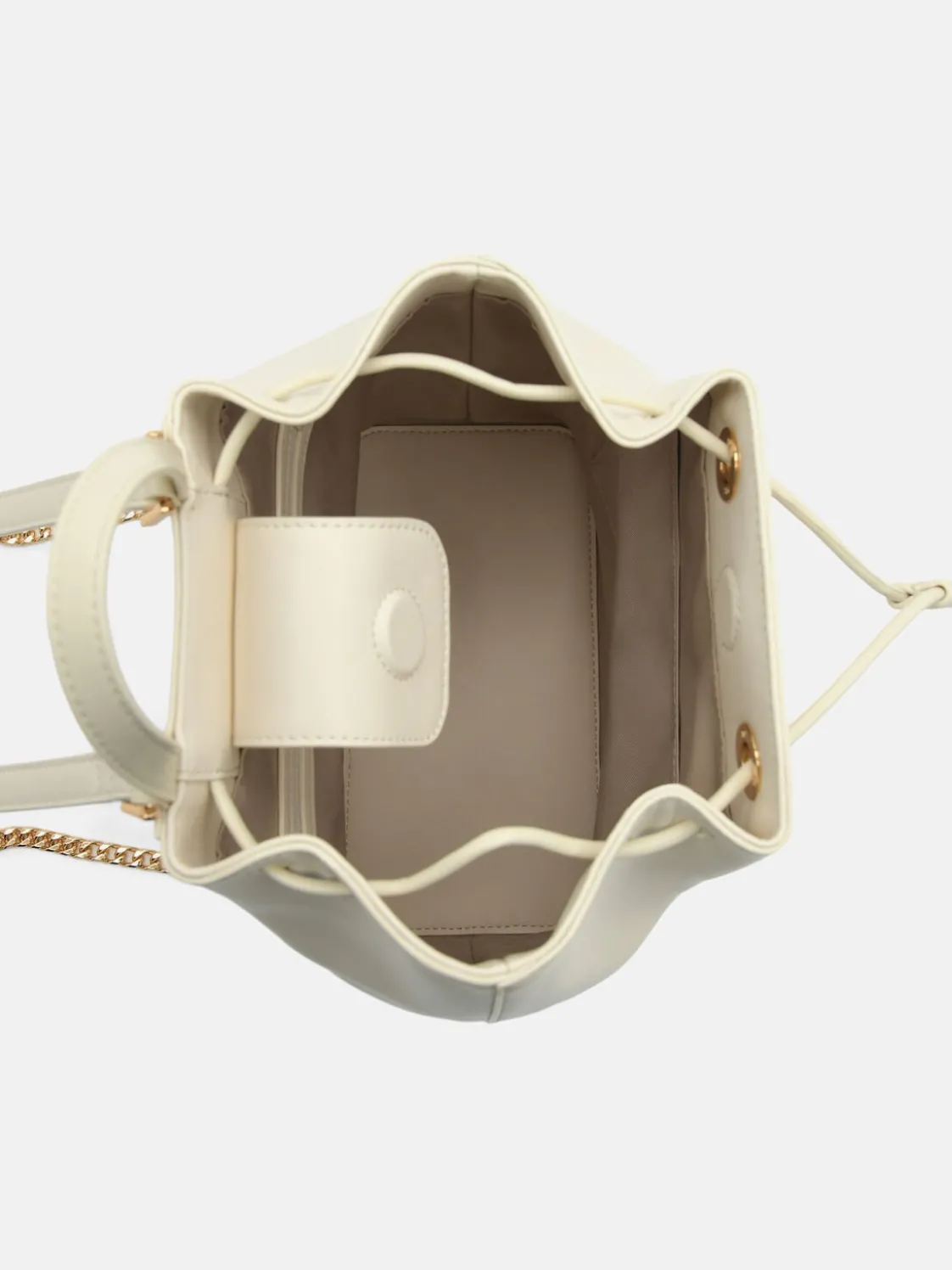 Drawstring Backpack - Chalk