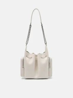 Drawstring Bucket Bag - Chalk