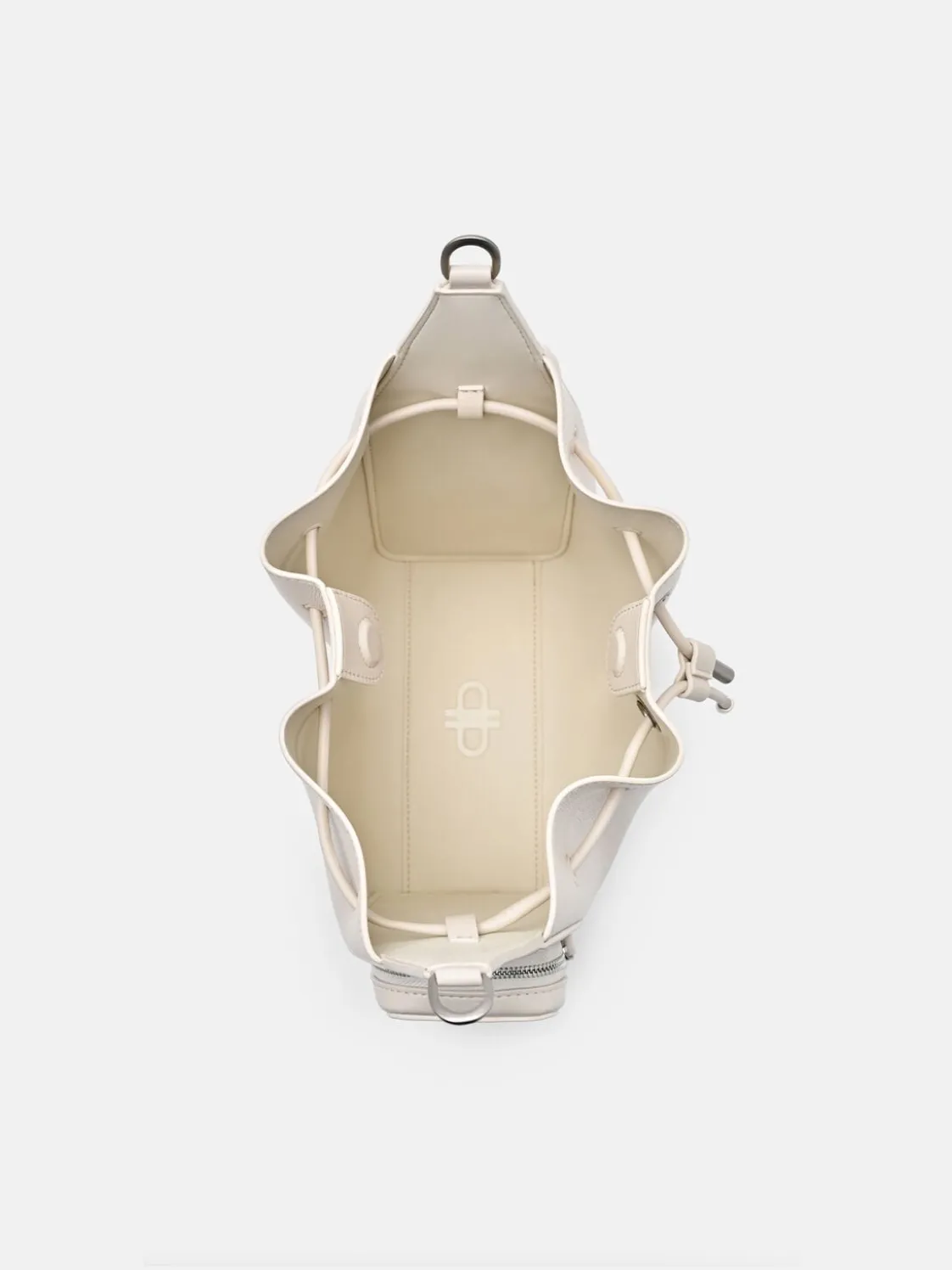Drawstring Bucket Bag - Chalk