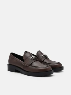 Duet Leather Loafers - Dark Brown