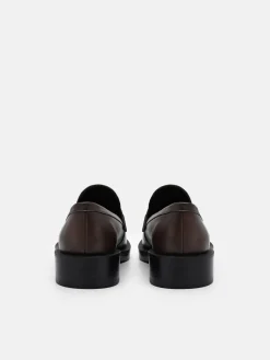 Duet Leather Loafers - Dark Brown