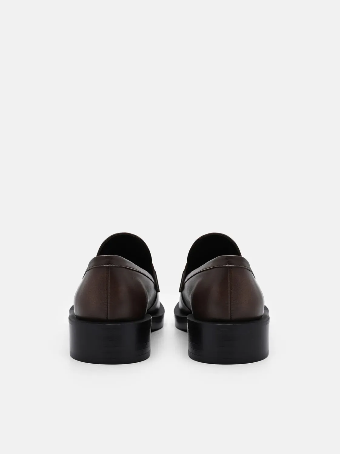 Duet Leather Loafers - Dark Brown
