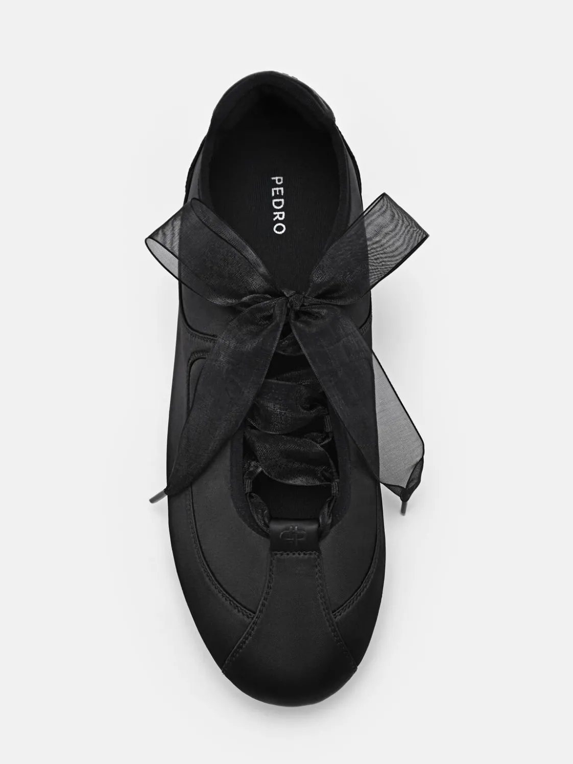 Eclipse Satin Sneakers - Black