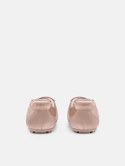 Eclipse Satin Sneakers - Nude