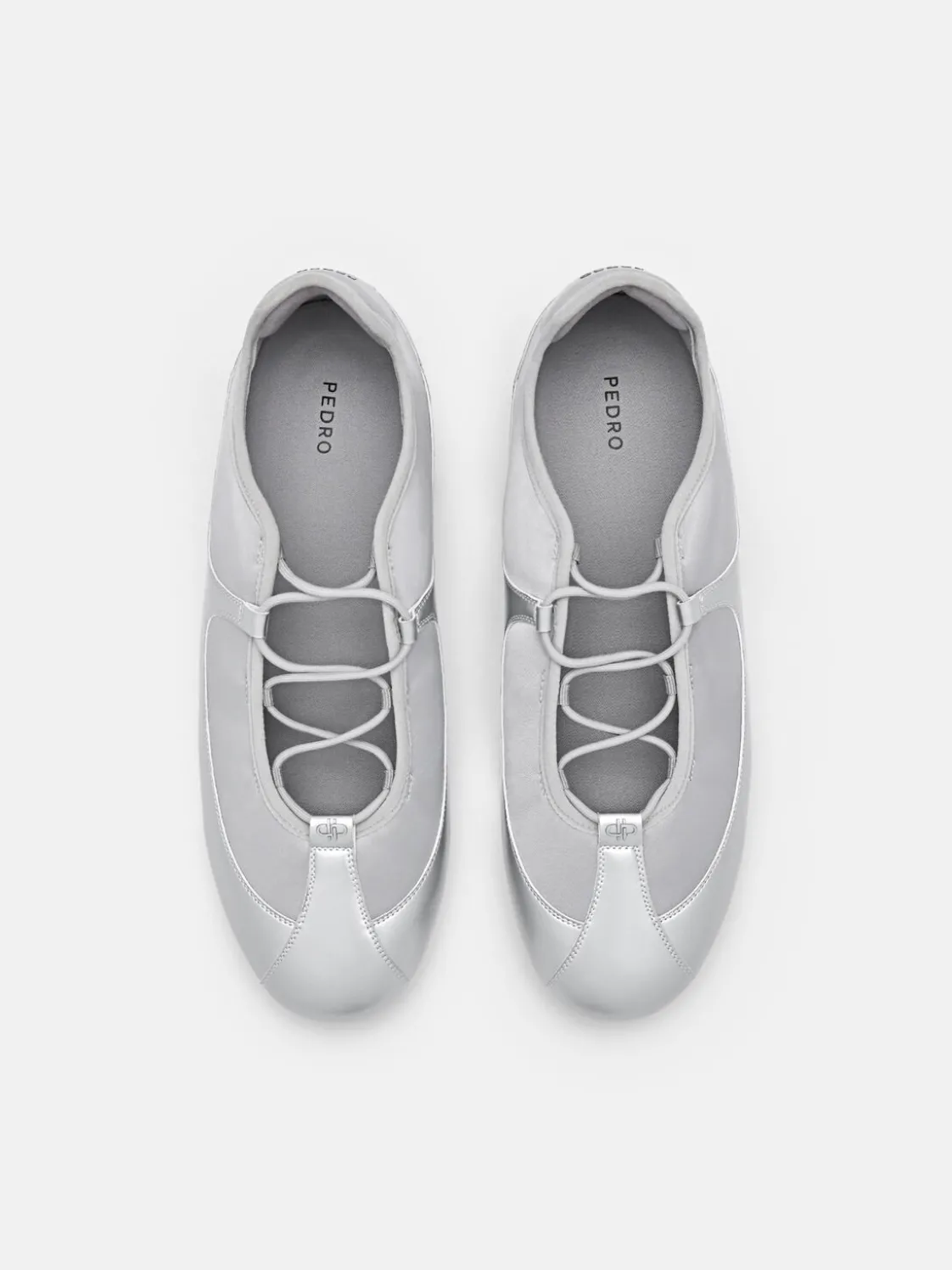 Eclipse Satin Sneakers - Silver