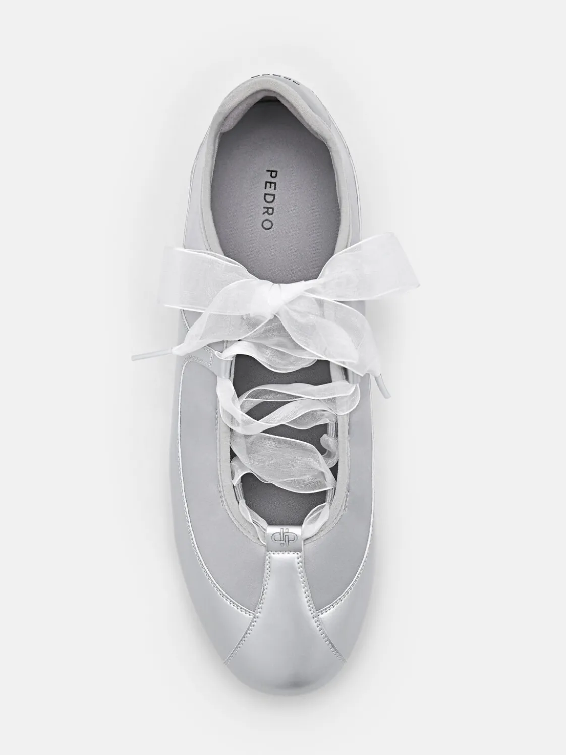 Eclipse Satin Sneakers - Silver