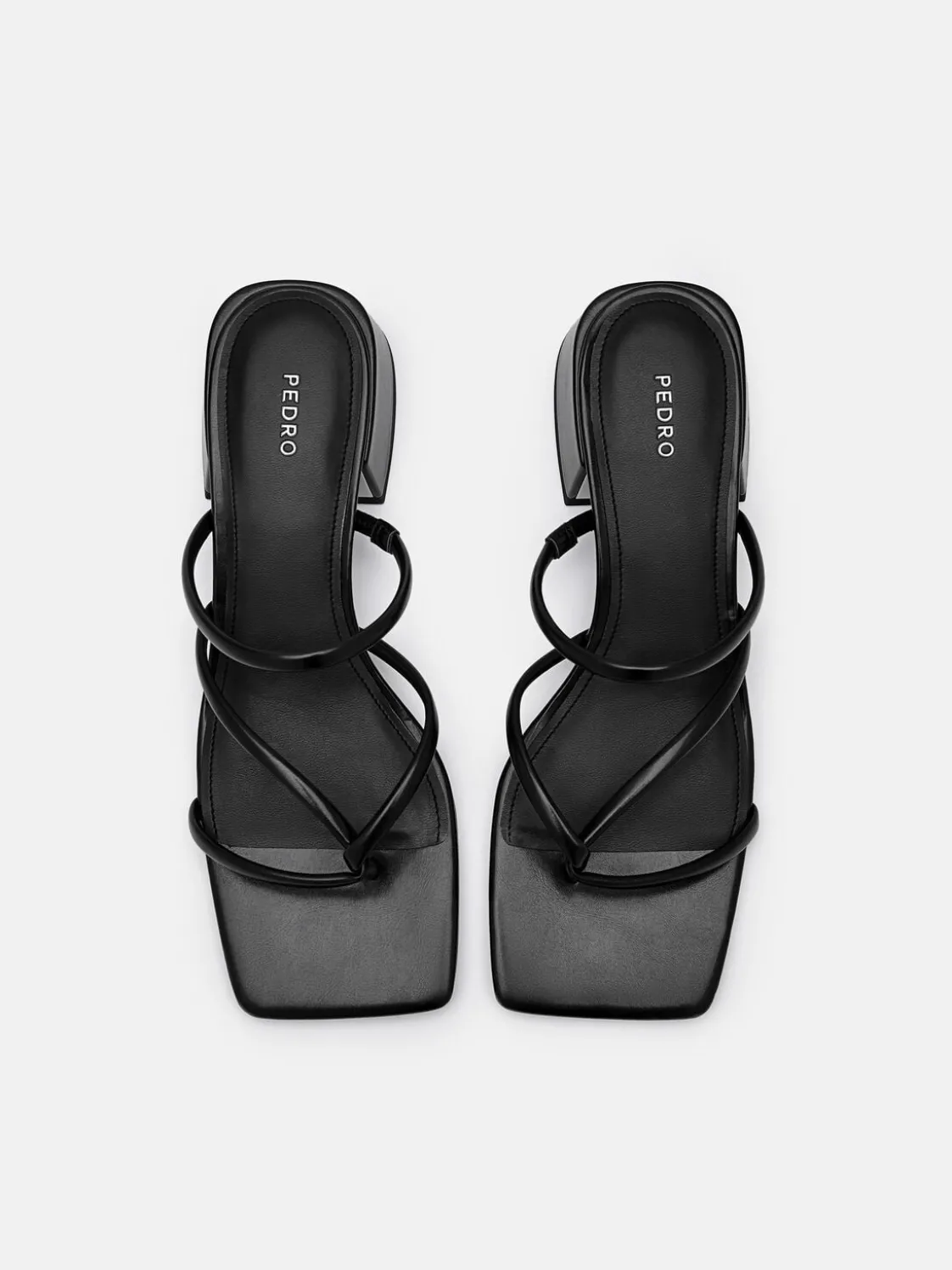 Effie Heel Sandals - Black