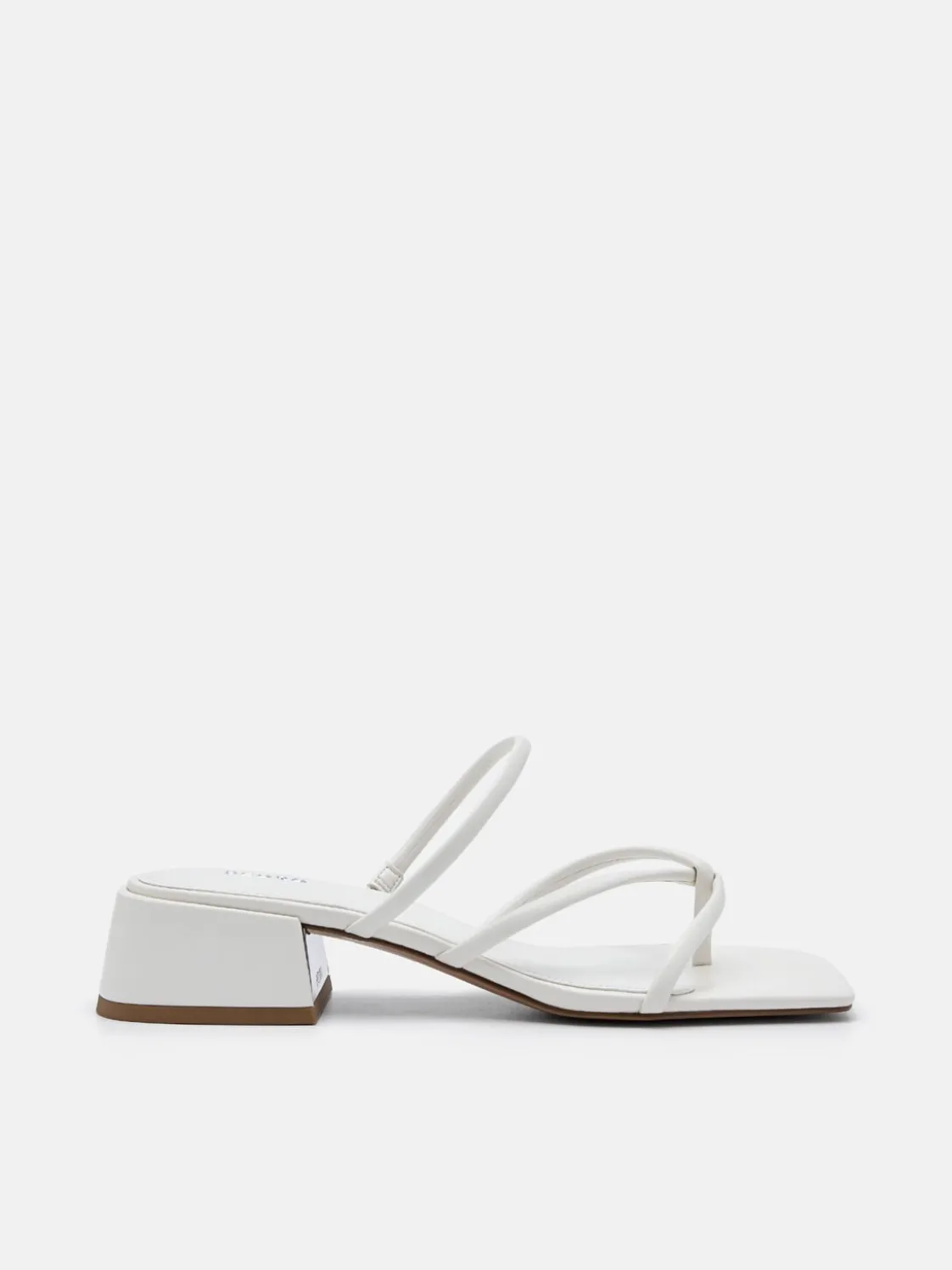 Effie Heel Sandals - Chalk