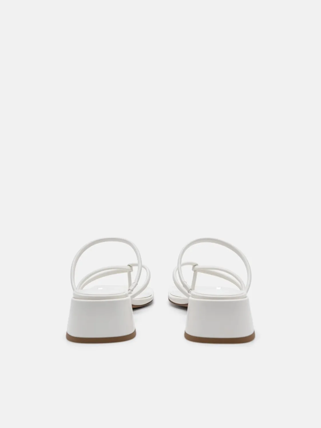 Effie Heel Sandals - Chalk