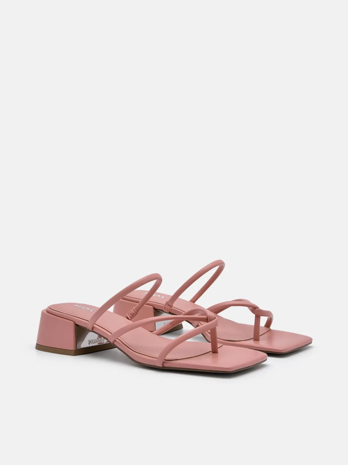 Effie Heel Sandals - Pink