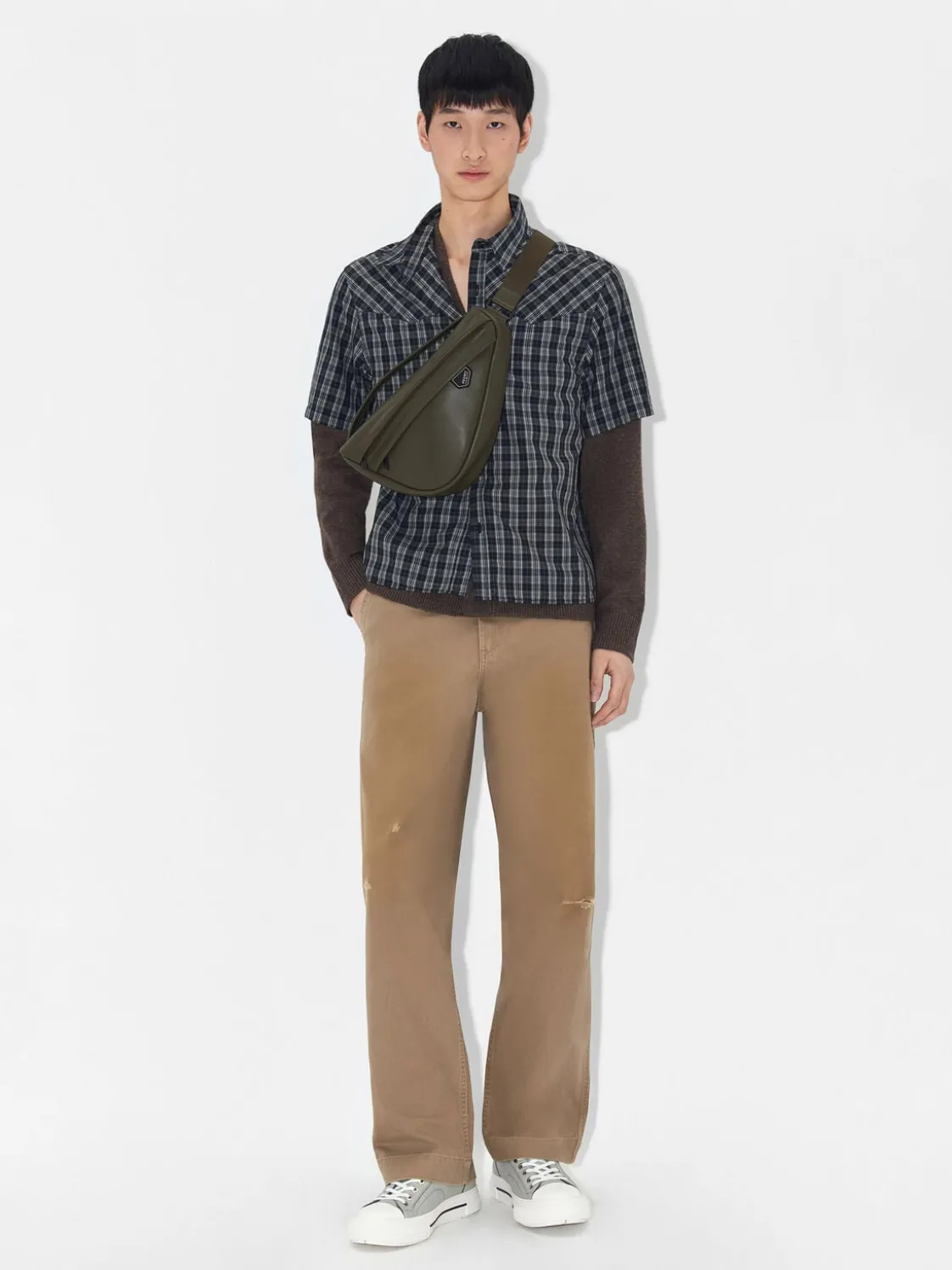 Felix Compact Sling Bag - Olive